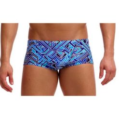 Kąpielówki Funky Trunks Blue Bits - trunki męskie. Niebieskie kąpielówki Funky Trunks, m, bez wzorów. Za 159.00 zł.