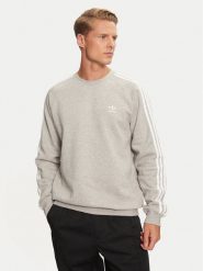 Adidas Bluza adicolor Classics 3-Stripes IM4514 Szary Regular Fit. Szare bluzy Adidas, m, bez wzorów, z bawełny, bez kaptura. Za 169.99 zł.