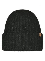 Barts Czapka "Wyon" w kolorze czarnym rozmiar: onesize. Czarne czapki zimowe Barts, z aplikacjami, ze splotem. Za 78.66 zł.