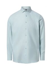 Finshley & Harding koszula non-iron Mężczyźni Modern Fit Bawełna zielony, 45. Zielone koszule Finshley & Harding, m, bez wzorów, z bawełny, bez kołnierzyka, bez ramiączek. Za 299.95 zł.