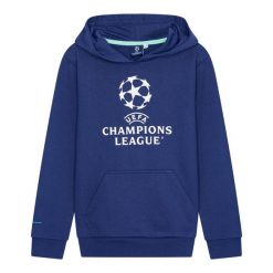 Bluza z kapturem dla dorosłych Champions League. Niebieskie bluzy z kapturem CHAMPIONS LEAGUE, xl, bez wzorów, z bawełny, z kapturem. Za 229.99 zł.