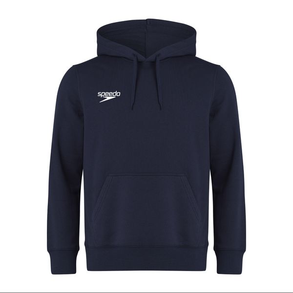 Bluza sportowa z kapturem męska Speedo Club Hoody. Niebieskie bluzy z kapturem Speedo, l, bez wzorów, z kapturem. Za 149.99 zł.