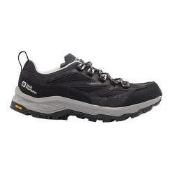 Buty turystyczne męskie Jack Wolfskin Cyrox Vent Low. Czarne buty turystyczne Jack Wolfskin, bez wzorów, z materiału, bez zapięcia, trekkingowe. Za 439.99 zł.