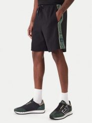 EA7 Emporio Armani Szorty sportowe 7M001501 AF12660 UC001 Czarny Regular Fit. Czarne krótkie spodenki sportowe EA7 Emporio Armani, m, bez wzorów, z syntetyku. Za 449.99 zł.