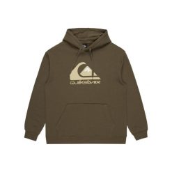 Bluza z kapturem dla Mężczyzn BIG LOGO Brązowy. Zielone bluzy z kapturem Quiksilver, m, bez wzorów, z bawełny, z kapturem. Za 289.00 zł.
