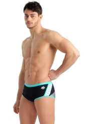 Arena Kąpielówki w kolorze czarno-niebieskim rozmiar: 9. Czarne kąpielówki Arena, bez wzorów. Za 83.03 zł.