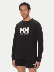Helly Hansen Bluza Logo Crew 30395 Czarny Regular Fit. Czarne bluzy Helly Hansen, m, bez wzorów, z bawełny, bez kaptura. Za 259.99 zł.
