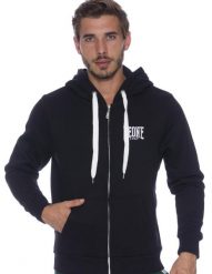 Męska bluza Leone 1947 Apparel Logo z haftem. Czarne bluzy z kapturem LEONE 1947 APPAREL, l, bez wzorów, z bawełny, z kapturem. Za 147.31 zł.
