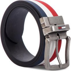 Pasek Męski TOMMY HILFIGER - Tjm Reversible Belt 4.0 AM0AM04399 902. Niebieskie paski Tommy Hilfiger, bez wzorów, ze skóry. W wyprzedaży za 139.00 zł.