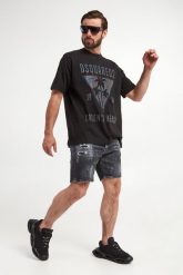 T-shirt męski DSQUARED2. T-shirty Dsquared2, m, bez wzorów, bez kołnierzyka, bez ramiączek. W wyprzedaży za 1,123.85 zł.