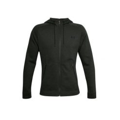 Bluza z kapturem Under Armour CHARGED COTTON FLEECE FULL ZIP. Zielone bluzy z kapturem Under Armour, xs, bez wzorów, z bawełny, z kapturem. Za 326.30 zł.