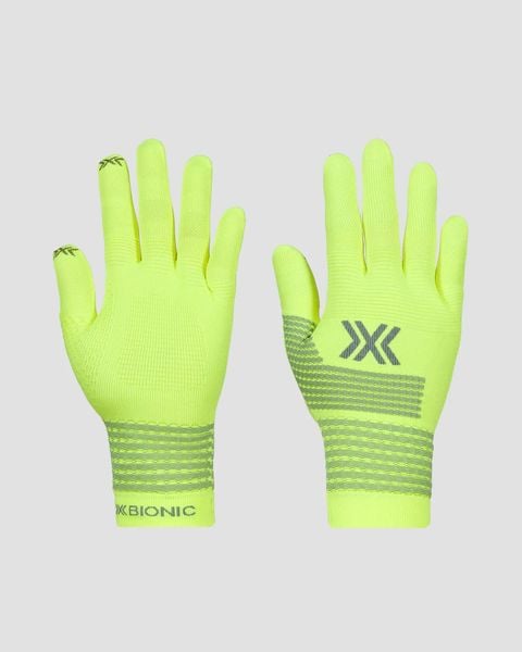 Rękawiczki X-Bionic GLOVES Y022. Żółte rękawiczki X BIONIC, bez wzorów. Za 259.99 zł.