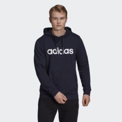 Bluza z kapturem Męska Essentials French Terry. Białe bluzy Adidas, m, bez wzorów, z kapturem. Za 182.00 zł.