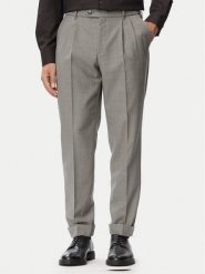HUGO Spodnie garniturowe H-Perin-263 50567532 Szary Tapered Fit. Szare garnitury Hugo, m, bez wzorów, z materiału. Za 999.99 zł.