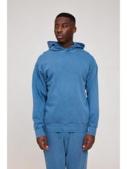 MAZINE Bluza "Natural Dye" w kolorze błękitnym rozmiar: XL. Niebieskie bluzy MAZINE, xl, bez wzorów, z bawełny, z kapturem. Za 203.45 zł.