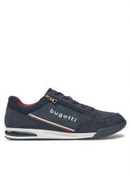 Bugatti Sneakersy 325-A3809-5950-4163 Granatowy. Niebieskie buty sportowe casual Bugatti, bez wzorów, ze skóry, bez zapięcia. Za 219.99 zł.