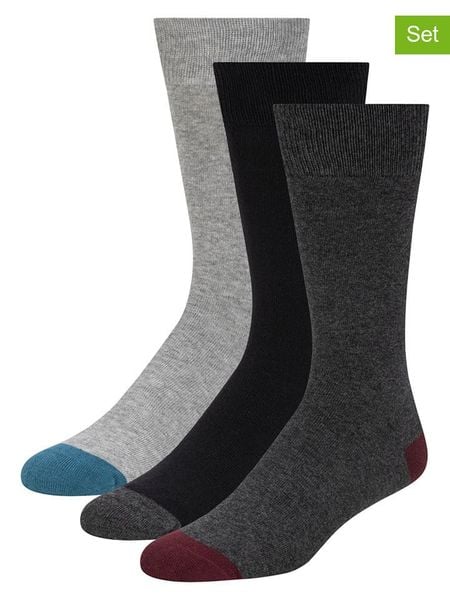 Ted Baker Skarpety (6 par) w kolorze szaro-czarnym rozmiar: onesize. Czarne skarpety Ted Baker, bez wzorów. Za 86.99 zł.