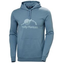 Bluza Helly Hansen Nord Graphic. Niebieskie bluzy z kapturem Helly Hansen, m, bez wzorów, z bawełny, z kapturem. Za 422.00 zł.