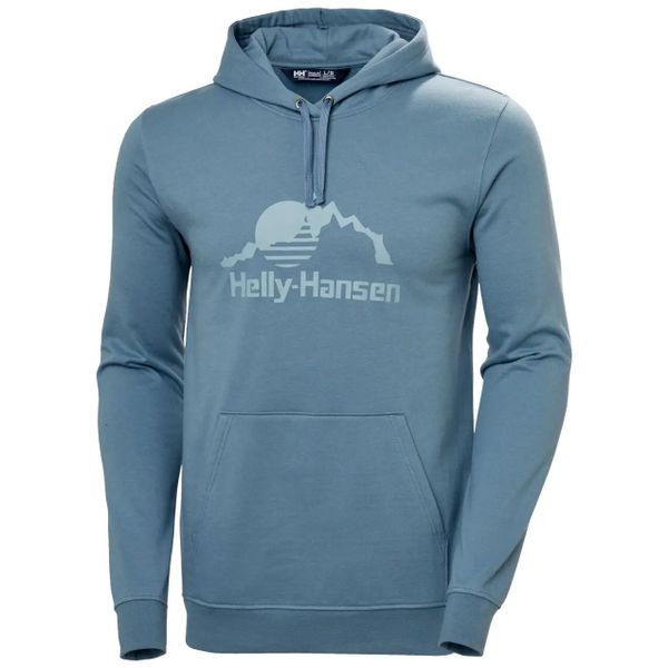 Bluza Helly Hansen Nord Graphic. Niebieskie bluzy z kapturem Helly Hansen, m, bez wzorów, z bawełny, z kapturem. Za 385.00 zł.