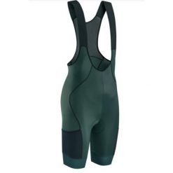 Spodenki rowerowe DISCOVER BIBSHORT, zielone. Zielone spodenki rowerowe GIST, xl, bez wzorów, sportowe. Za 399.00 zł.