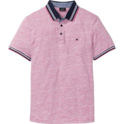 Shirt polo z kieszonką na wys. piersi bonprix czerwony melanż. Koszulki polo bonprix. Za 44.99 zł.
