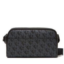 Saszetka Calvin Klein Jeans. Czarne saszetki i nerki Calvin Klein Jeans, bez wzorów, z jeansu. Za 259.99 zł.