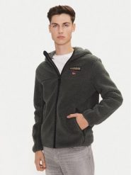 Napapijri Polar T-Tynik NP0A4IA8 Zielony Regular Fit. Zielone bluzy z polaru Napapijri, m, bez wzorów, z polaru, bez kaptura. Za 659.99 zł.