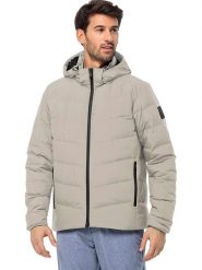 Jack Wolfskin Kurtka puchowa "Colonius" w kolorze szarym rozmiar: L. Szare kurtki Jack Wolfskin, na zimę, l, bez wzorów, z puchu, bez kaptura. Za 508.70 zł.