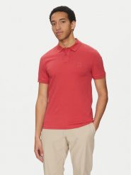 BOSS Polo Passenger 50507803 Czerwony Slim Fit. Czerwone koszulki polo Boss, m, bez wzorów, z bawełny, bez kołnierzyka, bez ramiączek. Za 199.99 zł.