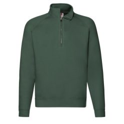 Bluza Męska Premium Z Zamkiem Błyskawicznym. Zielone bluzy Fruit of the Loom, m, bez wzorów, bez kaptura. Za 112.99 zł.