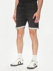 Jack&Jones Szorty jeansowe Rick 12269594 Czarny Regular Fit. Czarne szorty Jack&Jones, m, bez wzorów, z bawełny. Za 149.99 zł.
