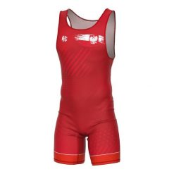 Trykot zapaśniczy męski EXTREME HOBBY POLSKA PRIME. Czerwone odzież kompresyjna EXTREME HOBBY, l, bez wzorów, z elastanu, na fitness i siłownię. Za 188.00 zł.