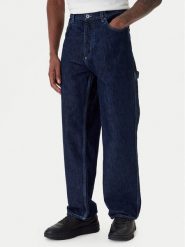 HUGO Jeansy Carpenter 50553473 Granatowy Baggy Fit. Niebieskie jeansy Hugo, m. Za 569.99 zł.