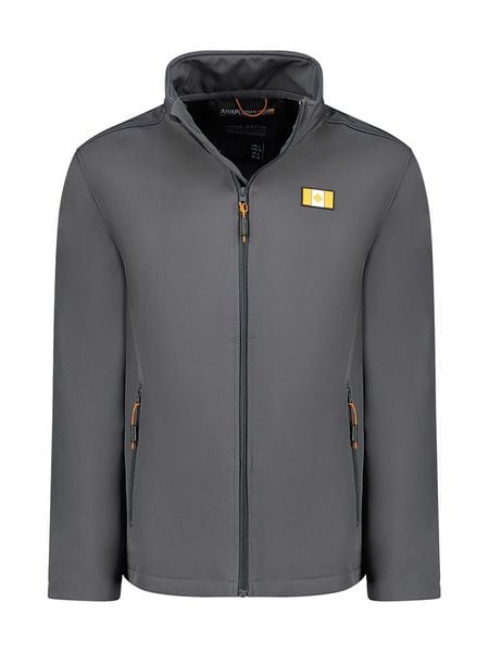 Canadian Peak Kurtka softshellowa "Teskeak" w kolorze szarym rozmiar: L. Szare kurtki outdoor i hardshell Canadian Peak, l, bez wzorów, bez kaptura. Za 122.38 zł.