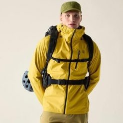 Męska wodoodporna kurtka Breathe Out. Żółte kurtki Dare 2B, m, bez wzorów, z tkaniny, bez kaptura. W wyprzedaży za 499.99 zł.