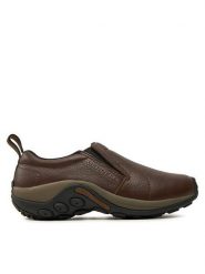 Merrell Półbuty Jungle Moc J39817 Brązowy. Brązowe eleganckie półbuty Merrell, bez wzorów, ze skóry, bez obcasa, bez zapięcia. Za 259.99 zł.
