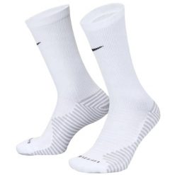 Skarpety Piłkarskie Unisex Dla Dorosłych Strike DriFIT. Białe skarpety Nike, bez wzorów, z bawełny. Za 67.10 zł.