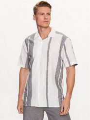 Only & Sons Koszula 22026109 Biały Regular Fit. Białe koszule Only & Sons, l, bez wzorów, z bawełny, bez kołnierzyka, bez ramiączek. Za 99.99 zł.