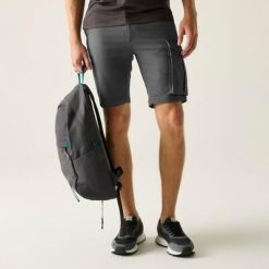 Męskie spodenki Bendrick. Niebieskie szorty Regatta, m, bez wzorów, z bawełny, sportowe. Za 279.99 zł.