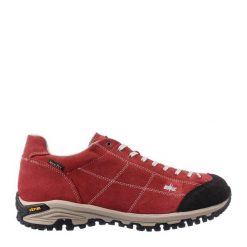 Buty turystyczne męskie LOMER Maipos Mtx Suede. Czerwone buty trekkingowe LOMER, bez wzorów, bez zapięcia. Za 729.99 zł.