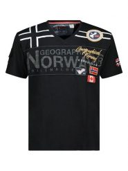 Geographical Norway Koszulka "Jaradock" w kolorze czarnym rozmiar: M. Czarne bezrękawniki Geographical Norway, m, bez wzorów, z bawełny, bez kołnierzyka, bez ramiączek. Za 76.04 zł.