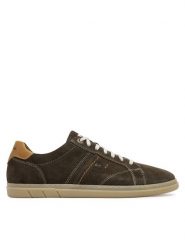 Quiksilver Półbuty JAYDEN-01 MB Khaki. Brązowe eleganckie półbuty Quiksilver, bez wzorów, ze skóry, bez obcasa, bez zapięcia. Za 249.99 zł.