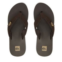 Japonki Quiksilver. Brązowe japonki Quiksilver, bez wzorów. Za 109.99 zł.