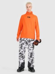 4F Bielizna termiczna ocieplana (góra) męska - pomarańczowa XL. Brązowa bielizna termoaktywna 4F, na zimę, m, bez wzorów, z polaru, bez ramiączek, na golfa. W wyprzedaży za 149.99 zł.