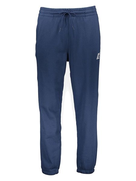 New Balance Spodnie dresowe "Sport Seasonal" w kolorze granatowym rozmiar: L. Niebieskie spodnie treningowe długie New Balance, l, bez wzorów, z dresówki. Za 126.75 zł.