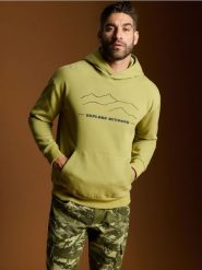 Bluza z kapturem - zielony. Zielone bluzy z kapturem Sinsay, l, bez wzorów, z kapturem. Za 69.99 zł.