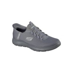 Buty sportowe Sneakersy męskie, Skechers Slip-Ins Summits - High Range. Czarne buty sportowe casual Skechers, bez wzorów, bez zapięcia. Za 379.99 zł.