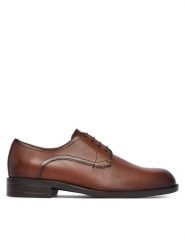 BOSS Półbuty Tayil 50541701 Brązowy. Brązowe eleganckie półbuty Boss, bez wzorów, ze skóry, bez obcasa, bez zapięcia. Za 899.99 zł.
