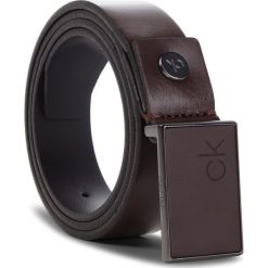 Pasek Męski CALVIN KLEIN - 3Cm Adj.Plaque Belt K50K504241 201. Brązowe paski CALVIN KLEIN, bez wzorów, ze skóry. W wyprzedaży za 219.00 zł.