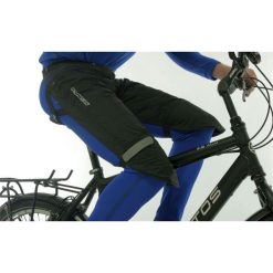 Legginsy jeździeckie Rainlegs Rainlegs. Czarne legginsy długie sportowe RAINLEGS, l, bez wzorów, z materiału, do jazdy konnej. Za 243.00 zł.